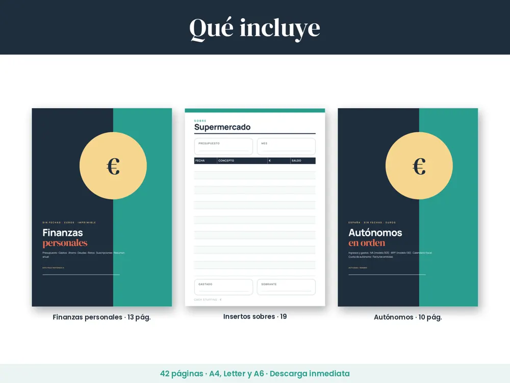 Lote completo Mis Cuentas En Orden, vista 2