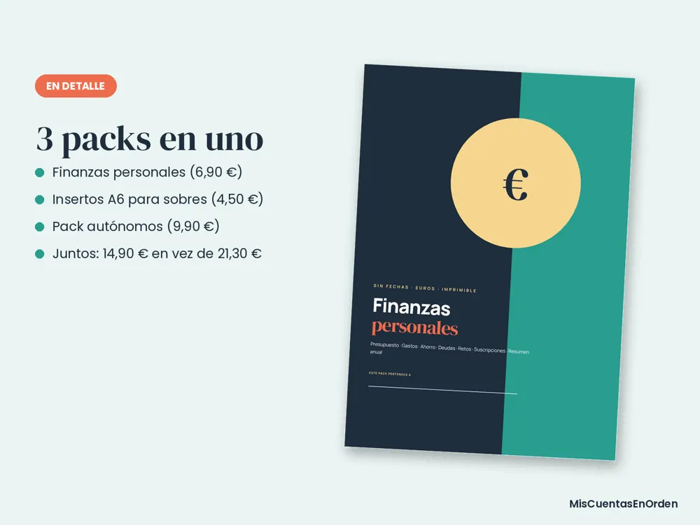 Lote completo Mis Cuentas En Orden, vista 3