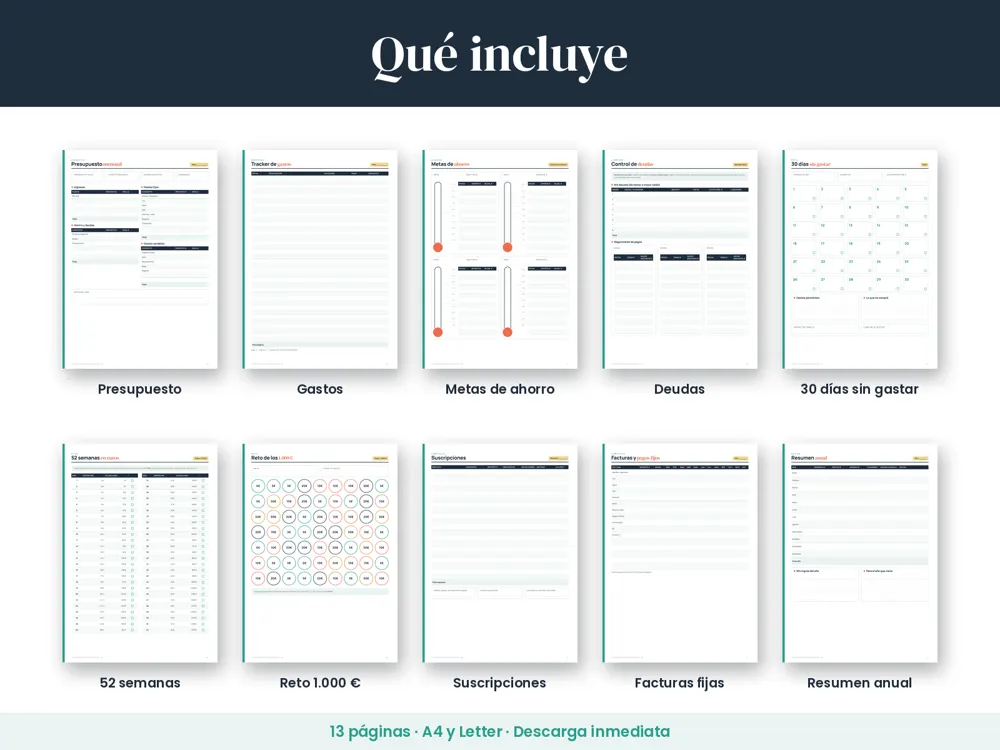 Pack de Finanzas Personales, vista 2